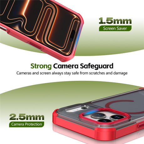 iPhone 17 Pro EIDERWOOD Mat Hybrid Plast Cover - MagSafe Kompatibel - Rød