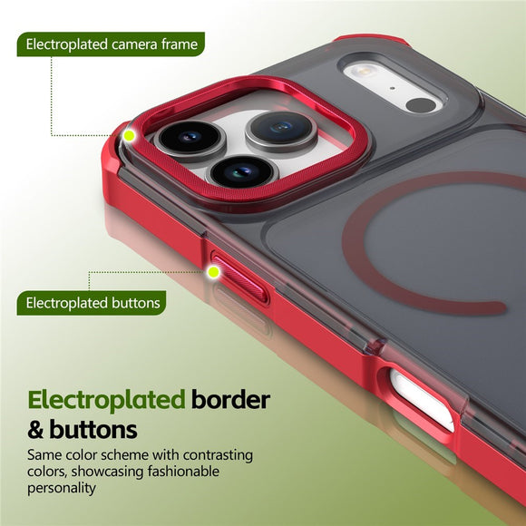 iPhone 17 Pro EIDERWOOD Mat Hybrid Plast Cover - MagSafe Kompatibel - Rød