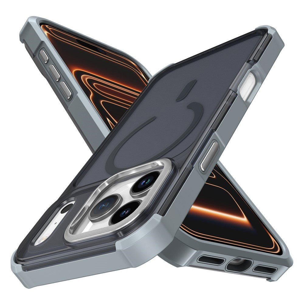 iPhone 17 Pro EIDERWOOD Mat Hybrid Plast Cover - MagSafe Kompatibel - Grå
