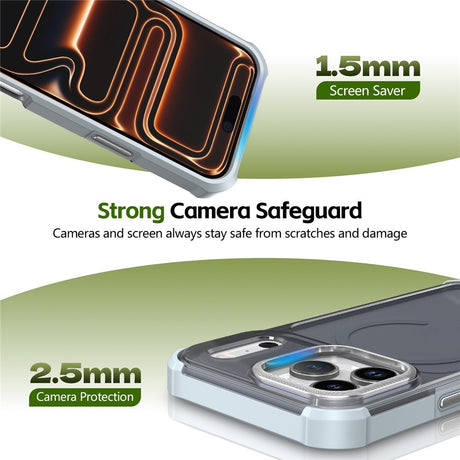 iPhone 17 Pro EIDERWOOD Mat Hybrid Plast Cover - MagSafe Kompatibel - Grå