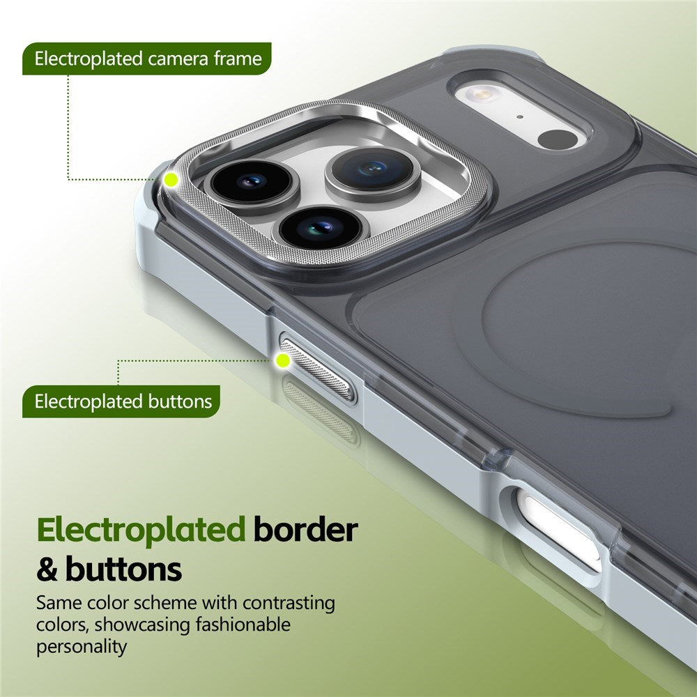 iPhone 17 Pro EIDERWOOD Mat Hybrid Plast Cover - MagSafe Kompatibel - Grå