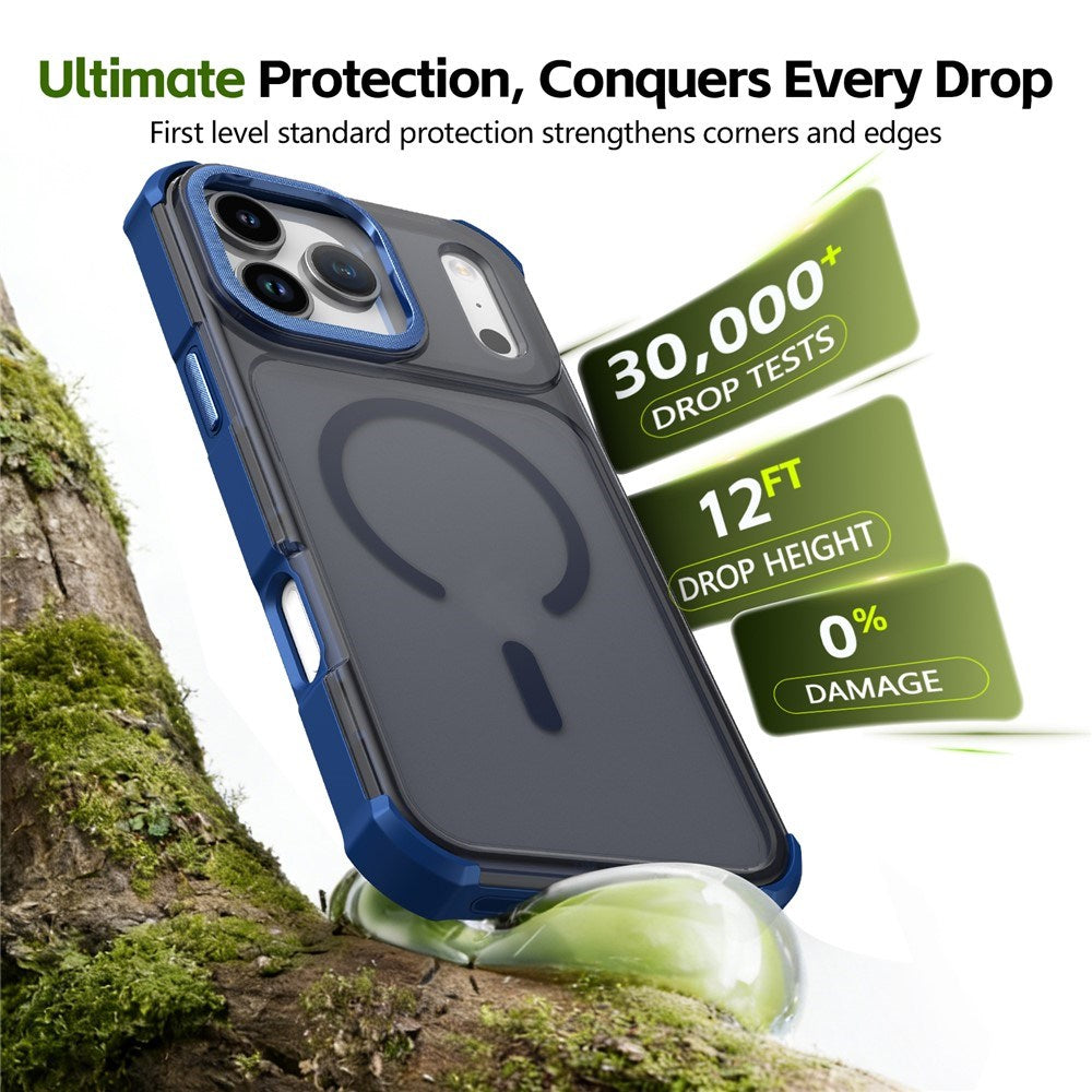 iPhone 17 Pro EIDERWOOD Mat Hybrid Plast Cover - MagSafe Kompatibel - Blå