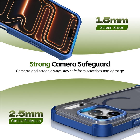 iPhone 17 Pro EIDERWOOD Mat Hybrid Plast Cover - MagSafe Kompatibel - Blå