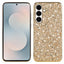 Samsung Galaxy A57 EIDERWOOD Plast Glitter Cover - Guld