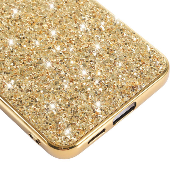 Samsung Galaxy A57 EIDERWOOD Plast Glitter Cover - Guld