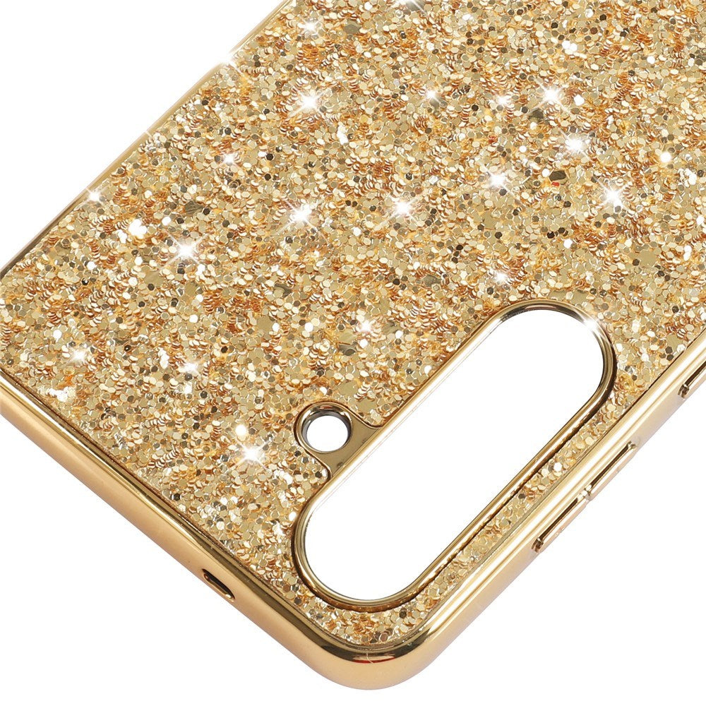 Samsung Galaxy A57 EIDERWOOD Plast Glitter Cover - Guld