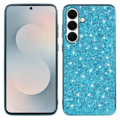 Samsung Galaxy A57 EIDERWOOD Plast Glitter Cover - Blå