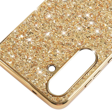 Samsung Galaxy A57 EIDERWOOD Plast Glitter Cover - Rose Gold