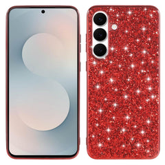 Samsung Galaxy A57 EIDERWOOD Plast Glitter Cover - Rød