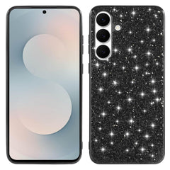 Samsung Galaxy A57 EIDERWOOD Plast Glitter Cover - Sort