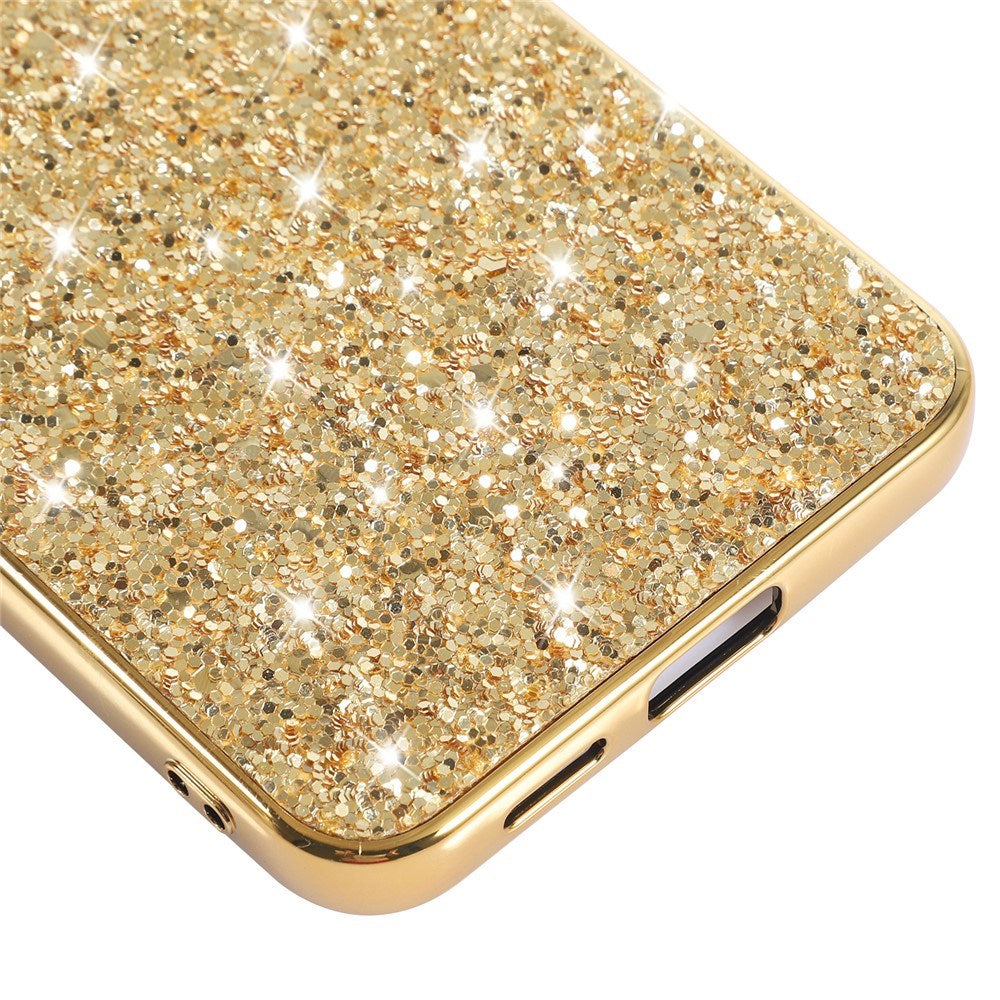 Samsung Galaxy A57 EIDERWOOD Plast Glitter Cover - Sort