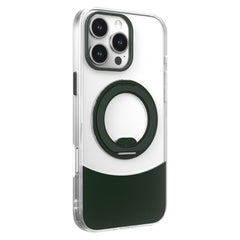 iPhone 17 EIDERWOOD Hybrid Cover med Ståfunktion - MagSafe Kompatibel - Gennemsigtig / Grøn