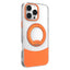 iPhone 16 Pro EIDERWOOD Hybrid Cover med Ståfunktion - MagSafe Kompatibel - Gennemsigtig / Orange