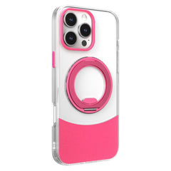 iPhone 16 EIDERWOOD Hybrid Cover med Ståfunktion - MagSafe Kompatibel - Gennemsigtig / Pink
