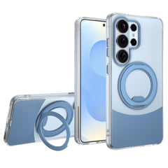 Samsung Galaxy S26 Ultra EIDERWOOD Hybrid Cover med Ståfunktion - MagSafe Kompatibel - Gennemsigtig / Blå