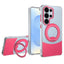Samsung Galaxy S26 Ultra EIDERWOOD Hybrid Cover med Ståfunktion - MagSafe Kompatibel - Gennemsigtig / Pink