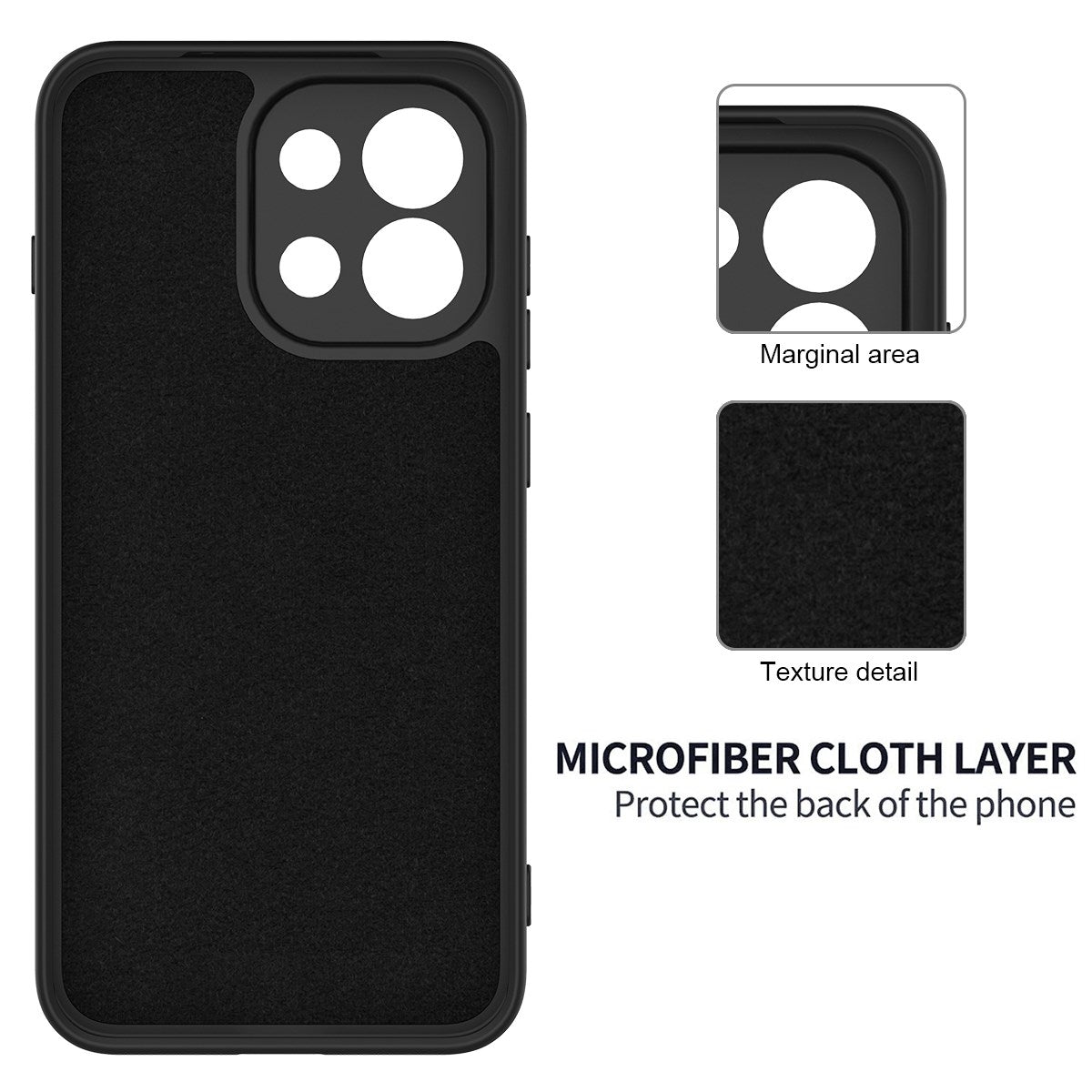 OnePlus Nord 6 EIDERWOOD Foret Silikone Cover m. Strop - Sort