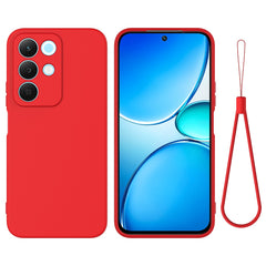 Realme C100 EIDERWOOD Silikone Cover m. Strop - Rød