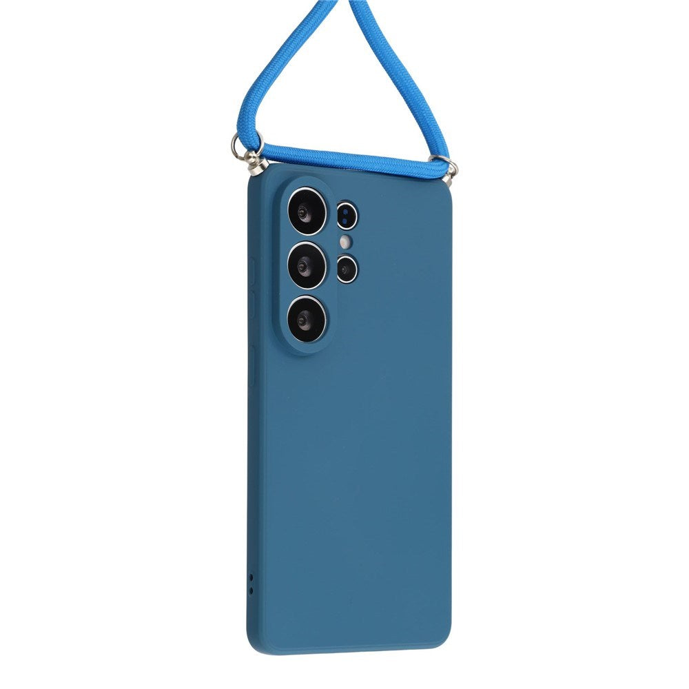 Samsung Galaxy S26 Ultra EIDERWOOD Foret Fleksibelt Plast Cover m. Strop - Mørkeblå