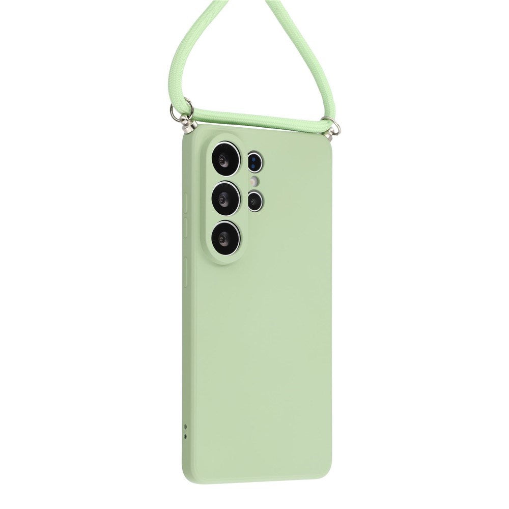 Samsung Galaxy S26 Ultra EIDERWOOD Foret Fleksibelt Plast Cover m. Strop - Lysegrøn