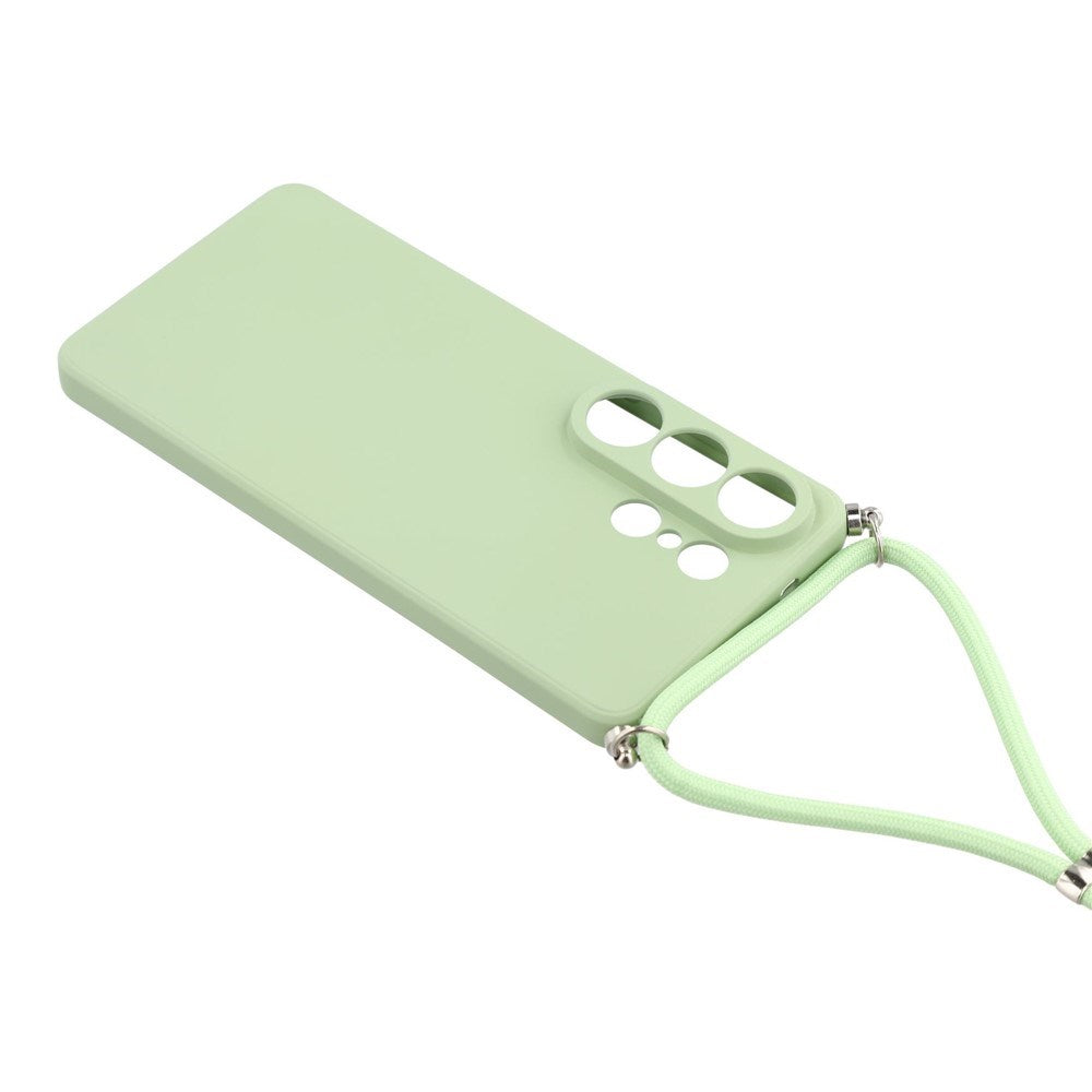 Samsung Galaxy S26 Ultra EIDERWOOD Foret Fleksibelt Plast Cover m. Strop - Lysegrøn