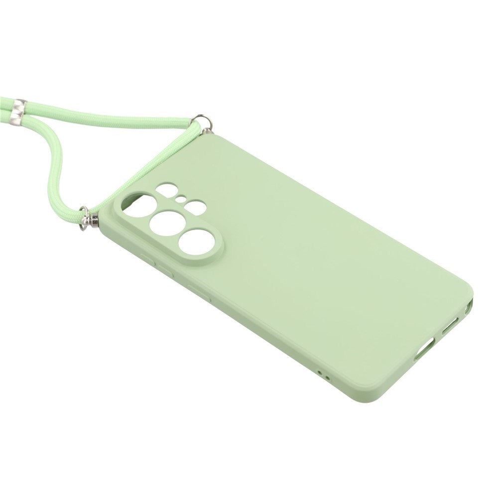 Samsung Galaxy S26 Ultra EIDERWOOD Foret Fleksibelt Plast Cover m. Strop - Lysegrøn