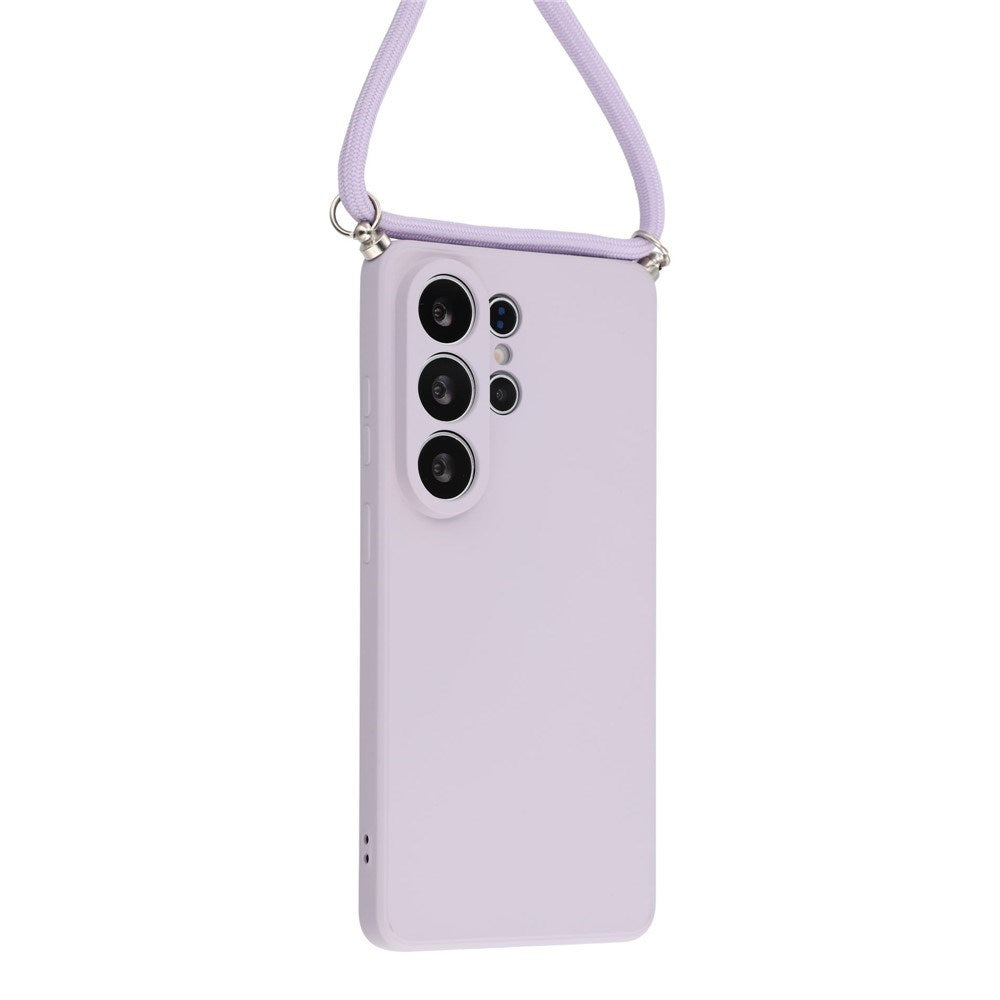 Samsung Galaxy S26 Ultra EIDERWOOD Foret Fleksibelt Plast Cover m. Strop - Lilla