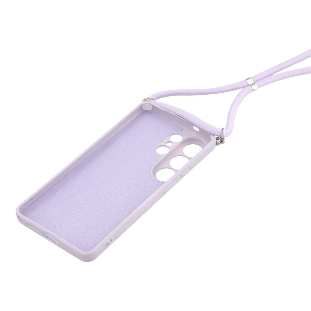 Samsung Galaxy S26 Ultra EIDERWOOD Foret Fleksibelt Plast Cover m. Strop - Lilla