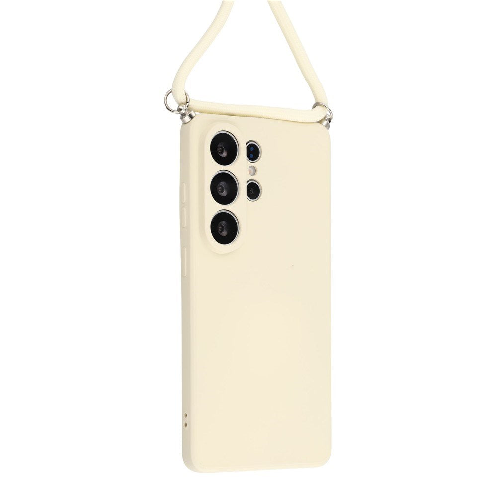 Samsung Galaxy S26 Ultra EIDERWOOD Foret Fleksibelt Plast Cover m. Strop - Beige