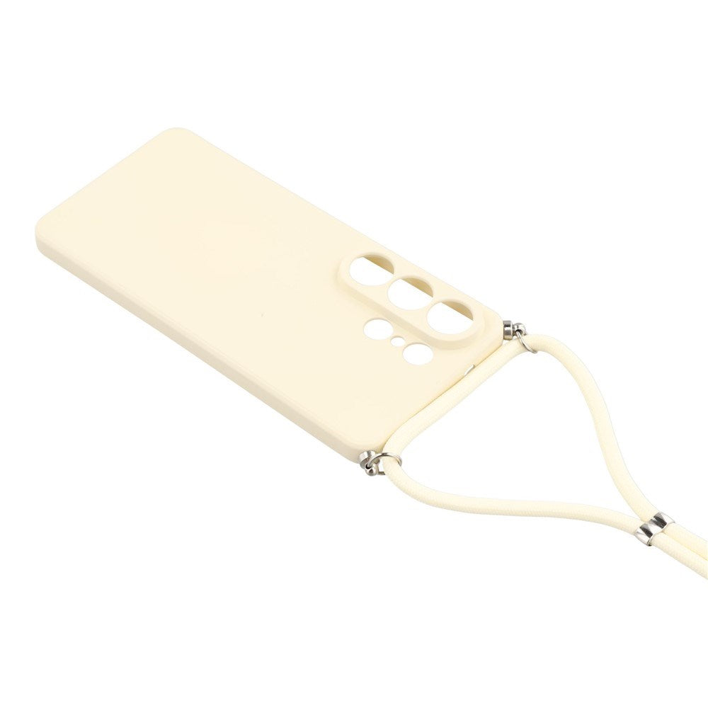 Samsung Galaxy S26 Ultra EIDERWOOD Foret Fleksibelt Plast Cover m. Strop - Beige