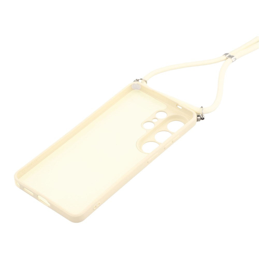 Samsung Galaxy S26 Ultra EIDERWOOD Foret Fleksibelt Plast Cover m. Strop - Beige