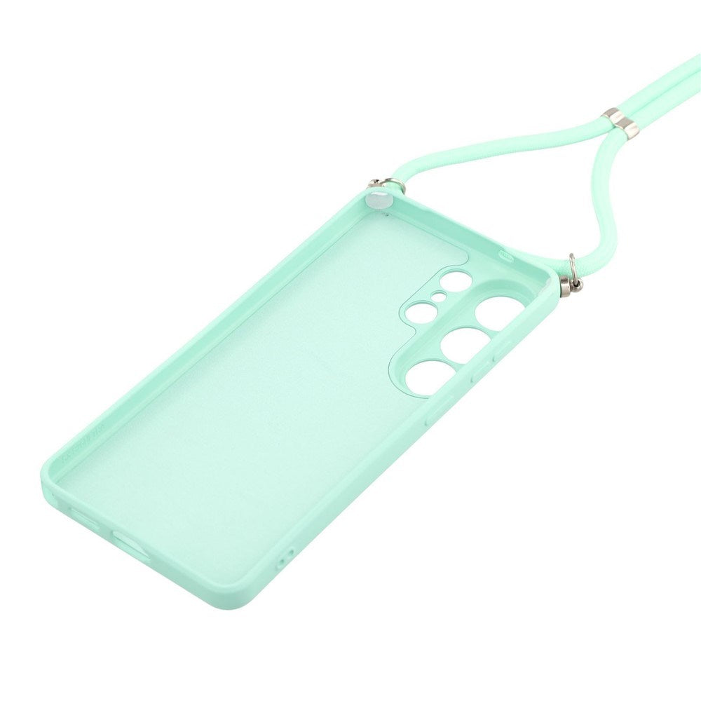 Samsung Galaxy S26 Ultra EIDERWOOD Foret Fleksibelt Plast Cover m. Strop - Lyseblå