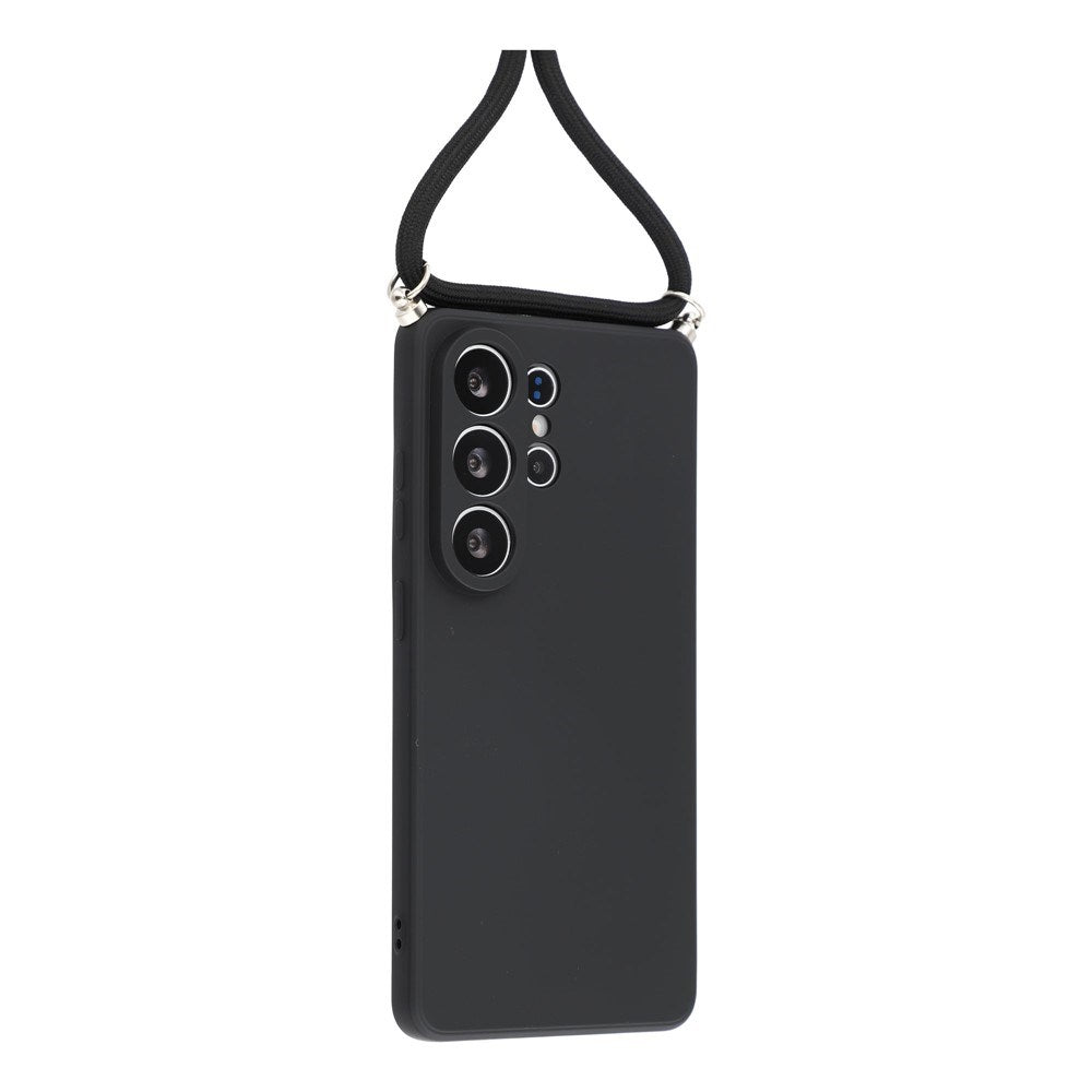 Samsung Galaxy S26 Ultra EIDERWOOD Foret Fleksibelt Plast Cover m. Strop - Sort