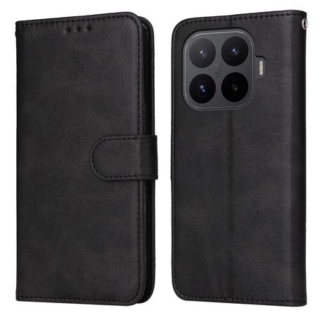 Xiaomi 17T EIDERWOOD Kunstlæder Flip Cover m. Strop - Sort