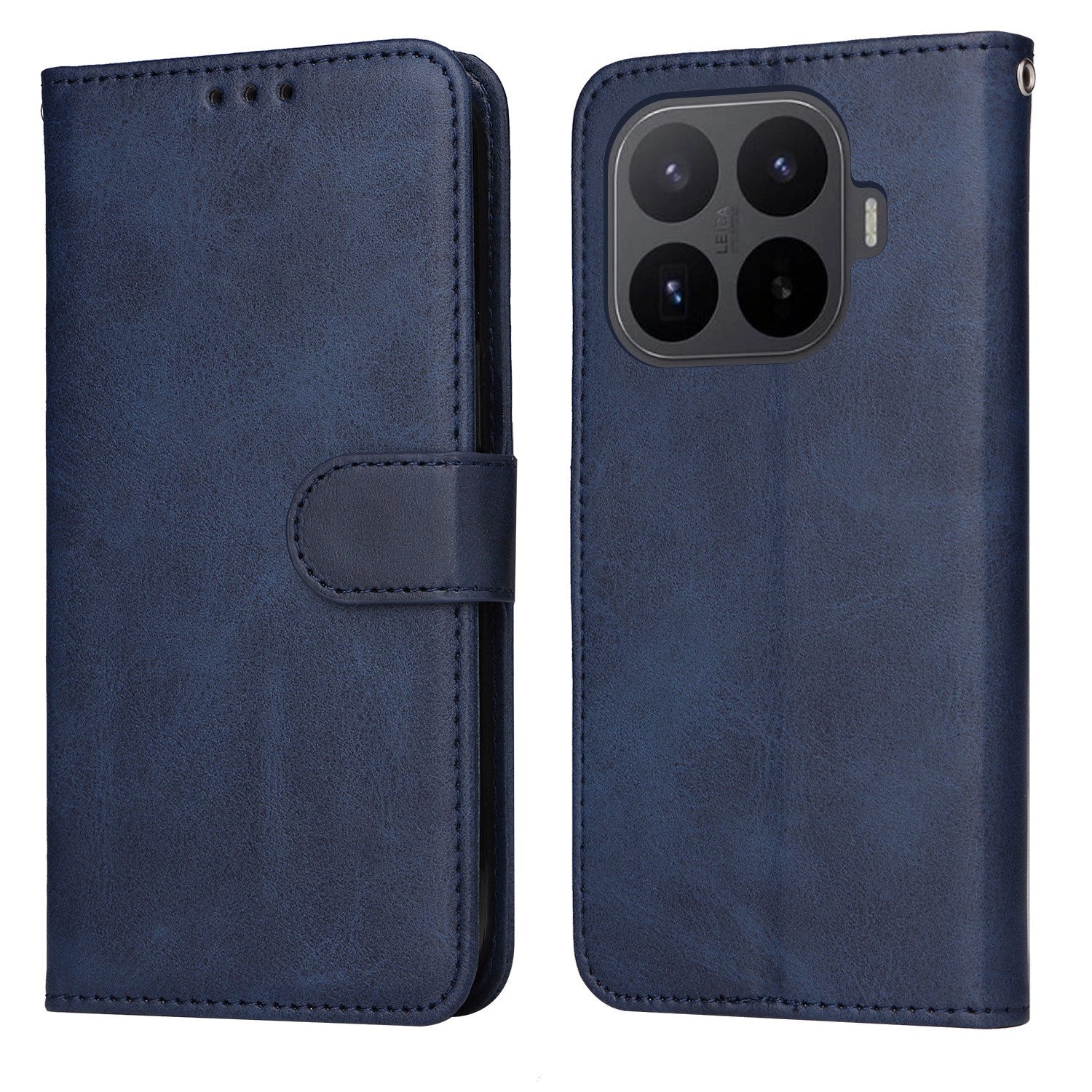 Xiaomi 17T EIDERWOOD Kunstlæder Flip Cover m. Strop - Blå