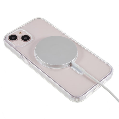 EIDERWOOD iPhone 13 Hybrid Plast Cover - MagSafe Kompatibel - Gennemsigtig / Hvid