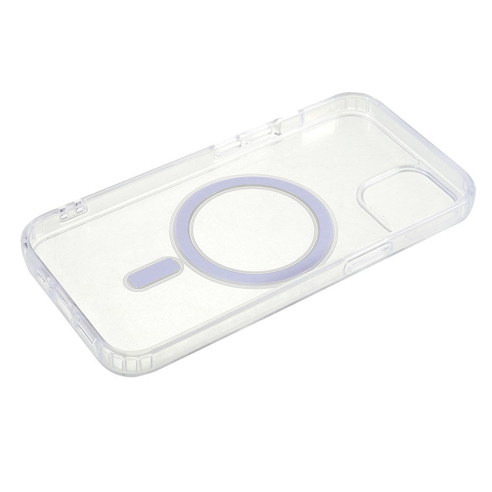EIDERWOOD iPhone 13 Hybrid Plast Cover - MagSafe Kompatibel - Gennemsigtig / Hvid