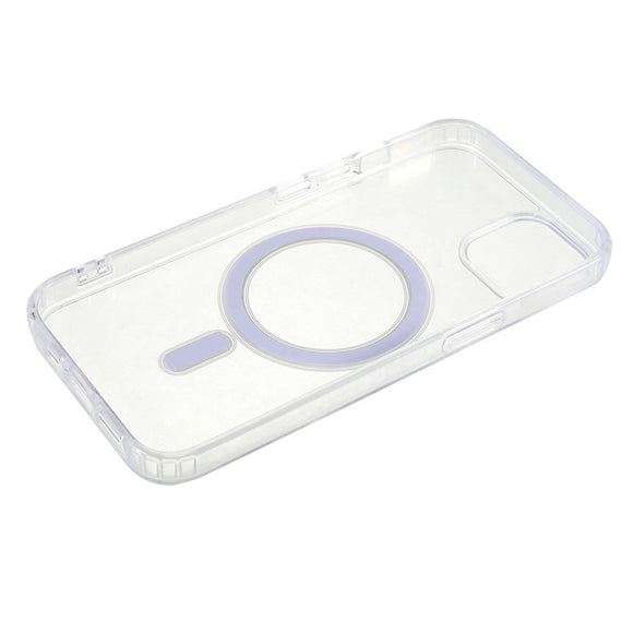EIDERWOOD iPhone 13 Hybrid Plast Cover - MagSafe Kompatibel - Gennemsigtig / Hvid