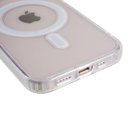 EIDERWOOD iPhone 13 Hybrid Plast Cover - MagSafe Kompatibel - Gennemsigtig / Hvid