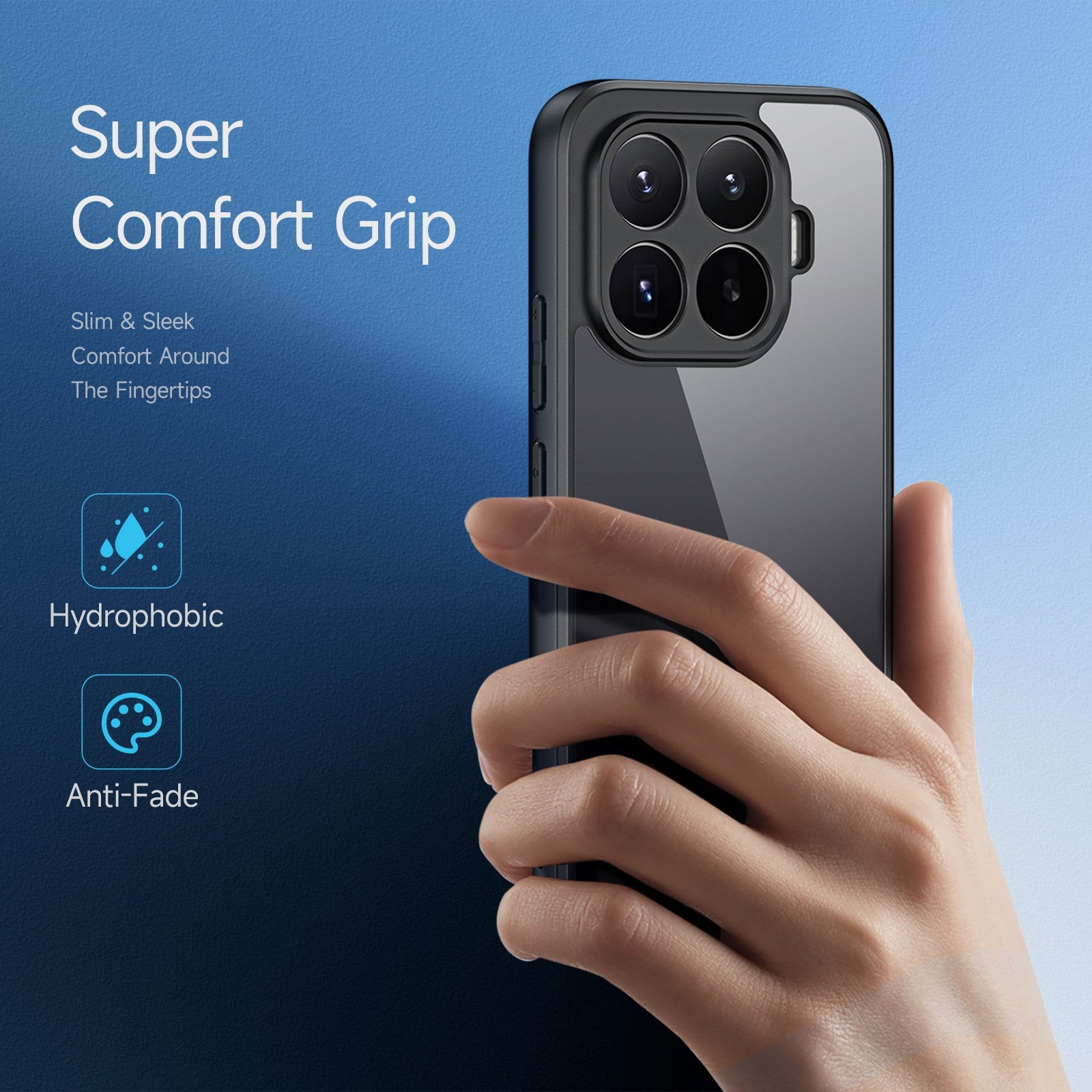 Xiaomi 17T DUX DUCIS Hybrid Cover - Gennemsigtig / Sort