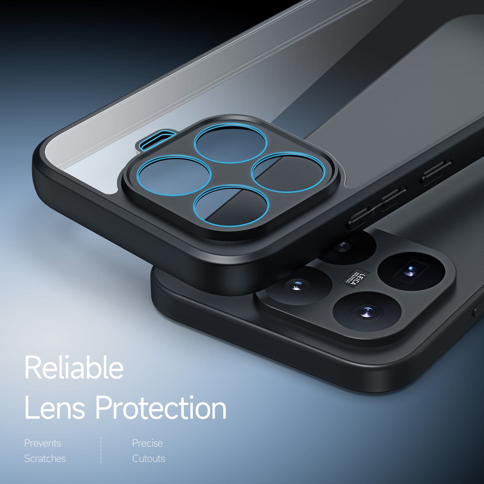 Xiaomi 17T DUX DUCIS Hybrid Cover - Gennemsigtig / Sort