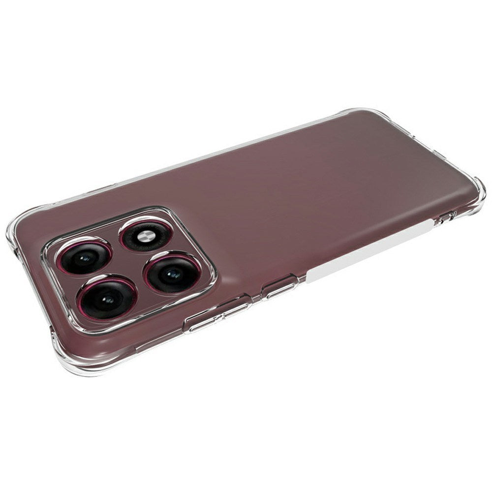 Motorola Edge 70 Pro EIDERWOOD Fleksibelt Plast Cover m. Stødabsorberende Hjørner - Gennemsigtig