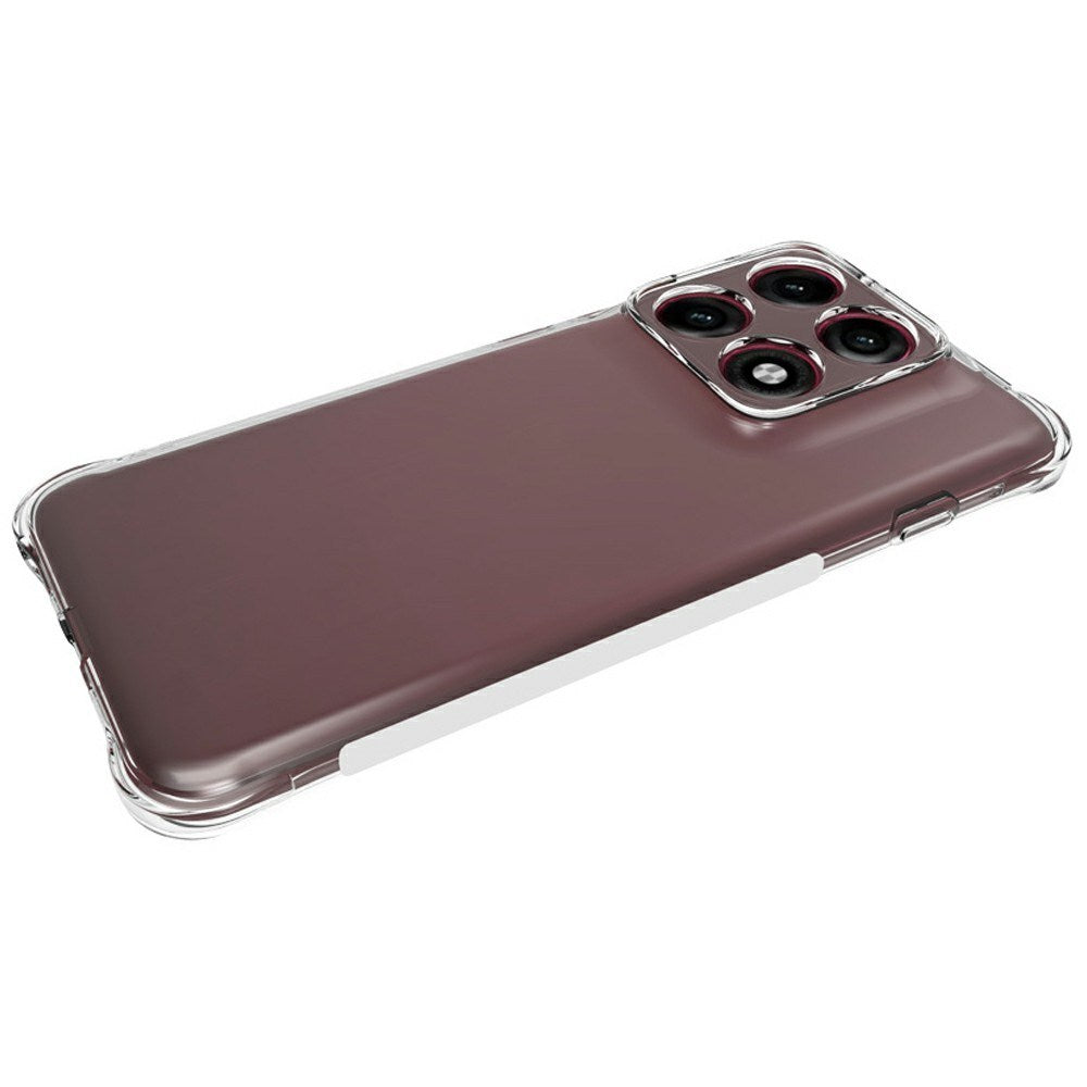 Motorola Edge 70 Pro EIDERWOOD Fleksibelt Plast Cover m. Stødabsorberende Hjørner - Gennemsigtig
