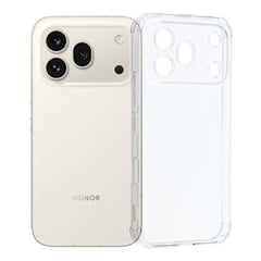 Honor 600 Pro EIDERWOOD Fleksibelt Plast Cover m. Stødabsorberende Hjørner - Gennemsigtig