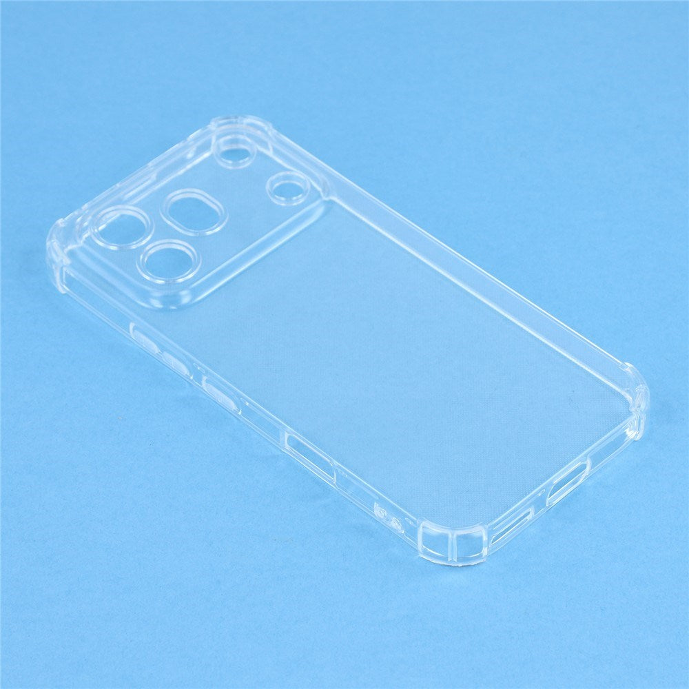 Honor 600 Pro EIDERWOOD Fleksibelt Plast Cover m. Stødabsorberende Hjørner - Gennemsigtig