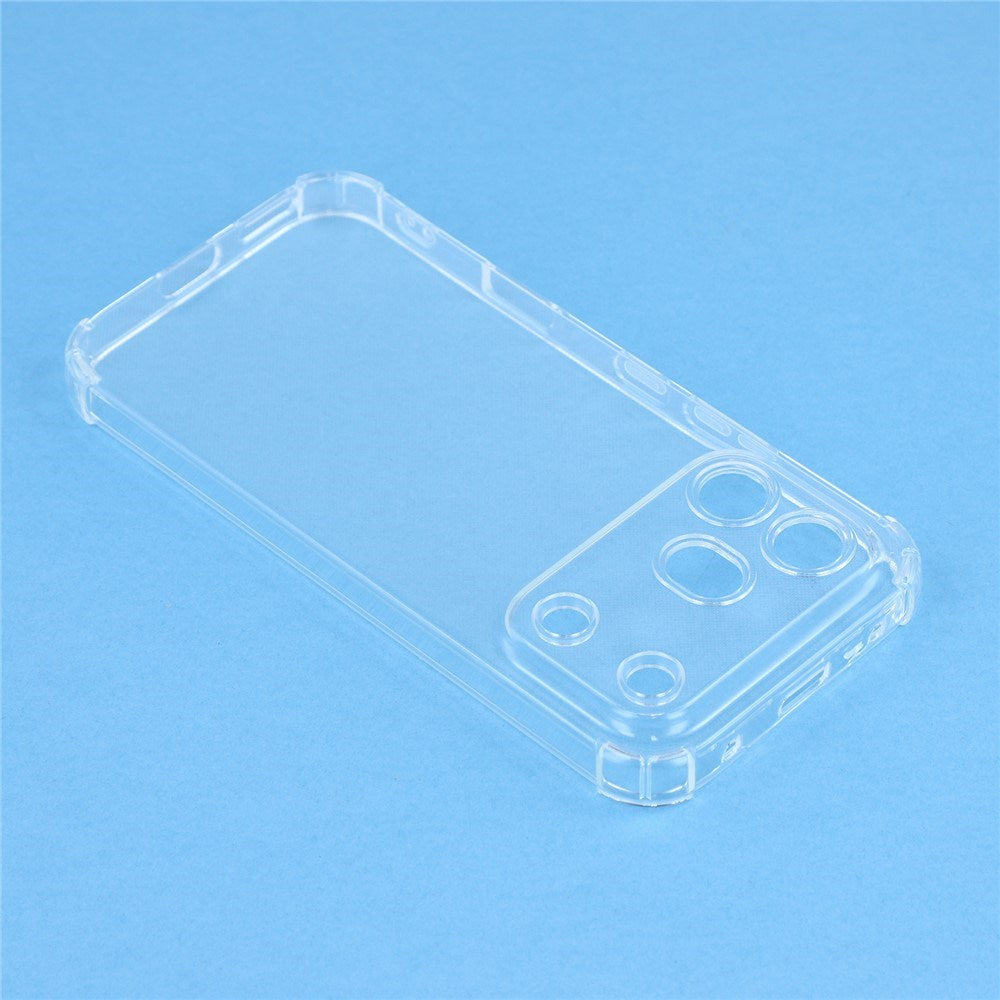 Honor 600 Pro EIDERWOOD Fleksibelt Plast Cover m. Stødabsorberende Hjørner - Gennemsigtig