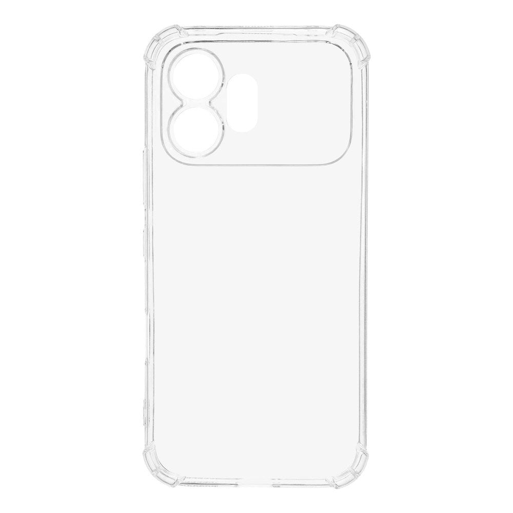 Honor 600 EIDERWOOD Fleksibelt Plast Cover m. Stødabsorberende Hjørner - Gennemsigtig