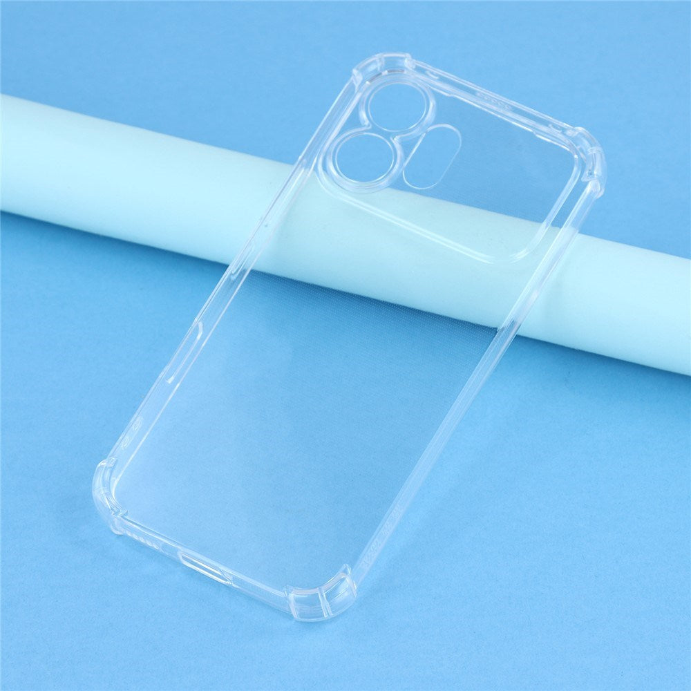 Honor 600 EIDERWOOD Fleksibelt Plast Cover m. Stødabsorberende Hjørner - Gennemsigtig