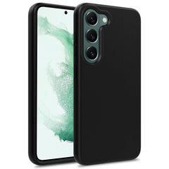 Samsung Galaxy S23 Mat Fleksibel Plastik Cover - Sort