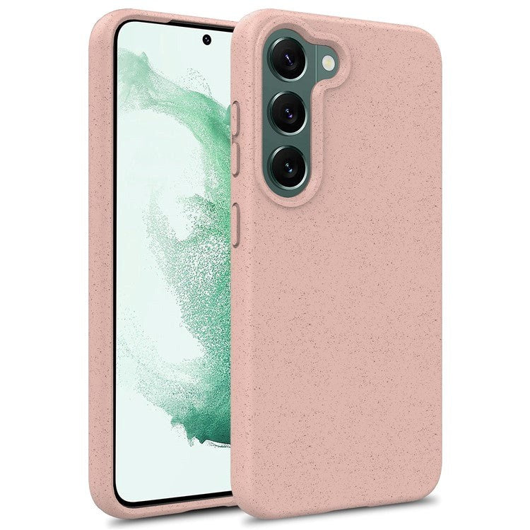Samsung Galaxy S23 Mat Fleksibel Plastik Cover - Lyserød